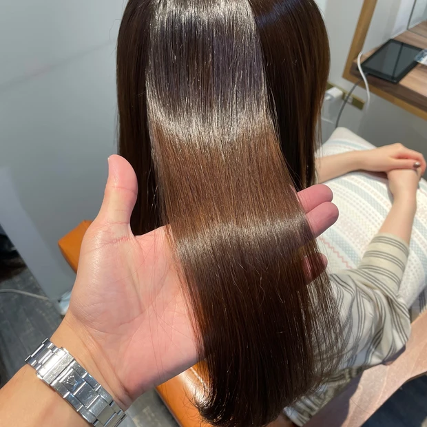 【梅雨対策💧】ナチュラルストレートパーマをかけてきました♡_3_1