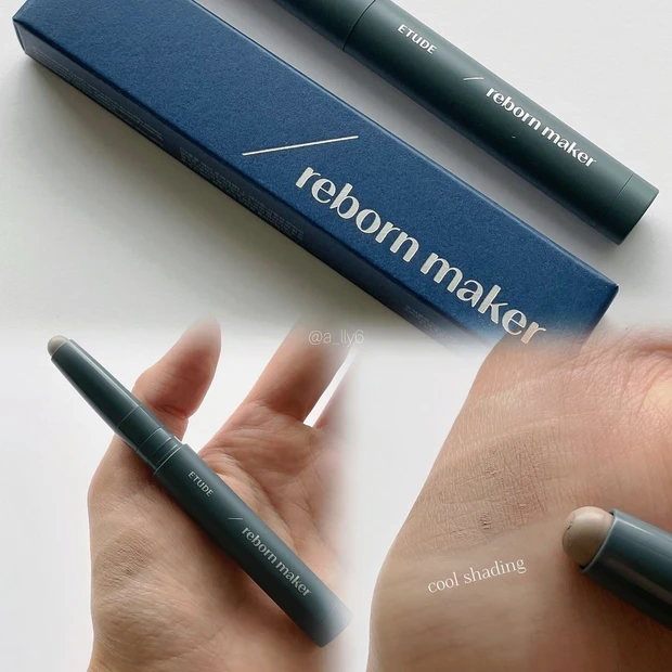 【簡単に立体感をプラス✨】ブルべの鼻はこれで作る！韓国コスメ ETUDE コントゥアスティックレビュー🤎_2