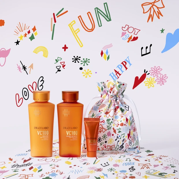 ドクターシーラボのコフレはSHOGO SEKINE氏とのコラボポーチ付き豪華スキンケアセット【クリスマスコフレ2025】