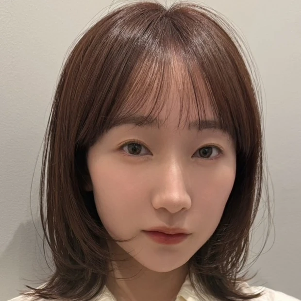 【大人に似合うロブ】顔まわりレイヤーであか抜け！ ノンパーマで叶えるエアリーヘア