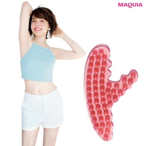 最新号付録は-20kgに成功した本島彩帆里さん監修の“全身美圧かっさ”!…