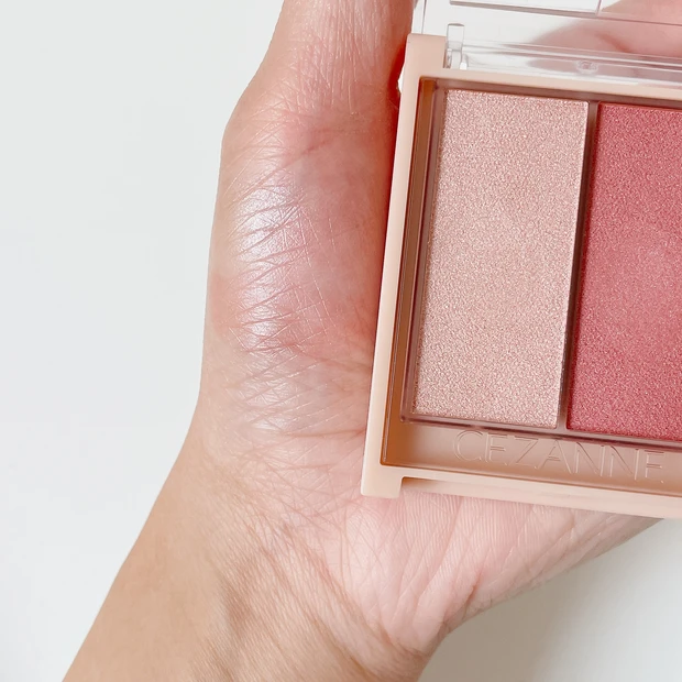 セザンヌ 02 ローズグロウ スウォッチ