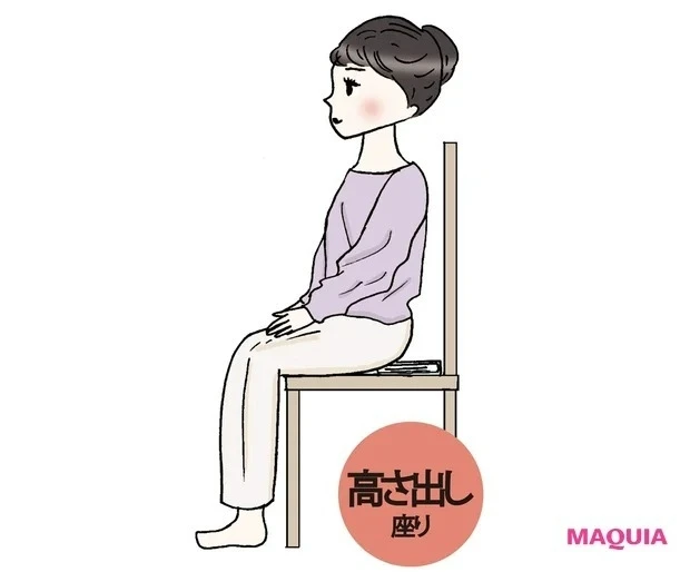 ほうれい線の対策・予防に取り入れたい生活習慣_猫背や前かがみにならない姿勢で座る_1