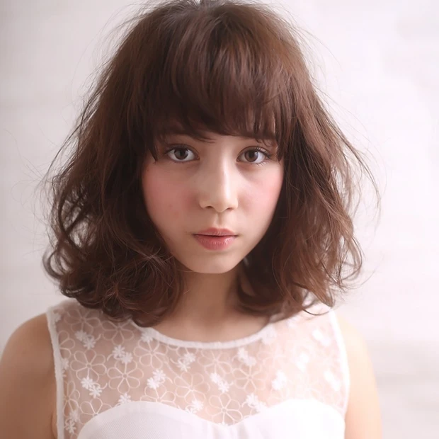 ふんわり甘めのコットンキャンディボブ！ 可愛さのなかに色気をほんのり♥