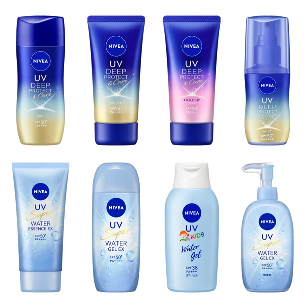 【全8種比較】ニベアの日焼け止めはどれがいい？ 定番のジェルやミルクミストタイプなど、違いを解説