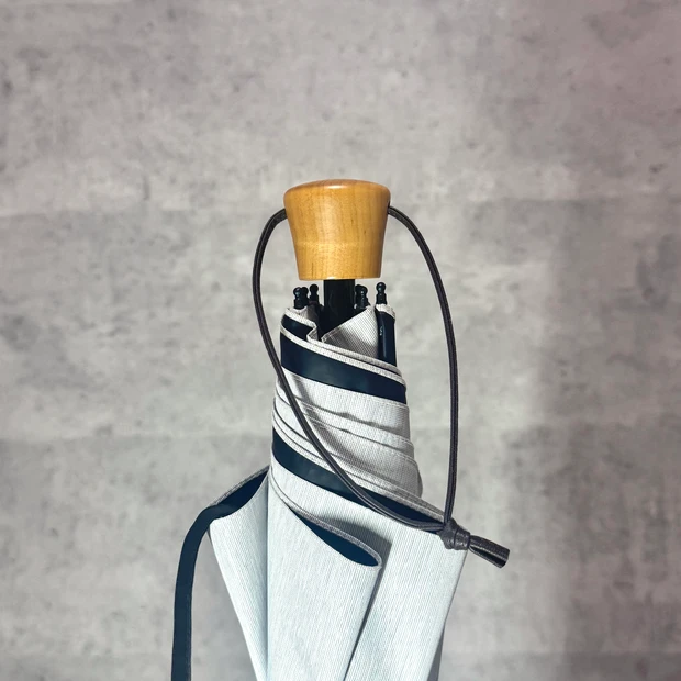 サンバリア100 3段折り 手元のアップ