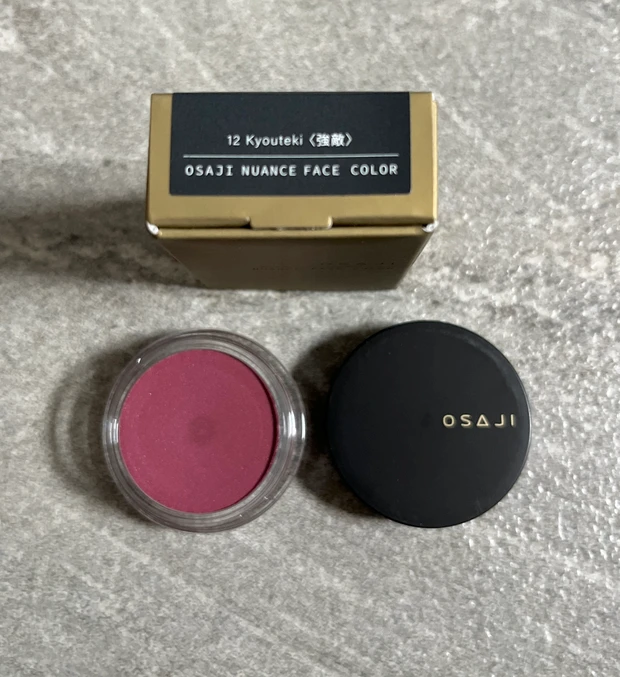 オサジ OSAJI ニュアンスフェイスカラー　12 強敵　チーク　リップ　アイシャドウ　ハイライト　イエベ　ブルベ