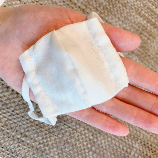 【アベノマスクリメイク】20分で出来る赤ちゃん用マスク　※型紙付_9_3