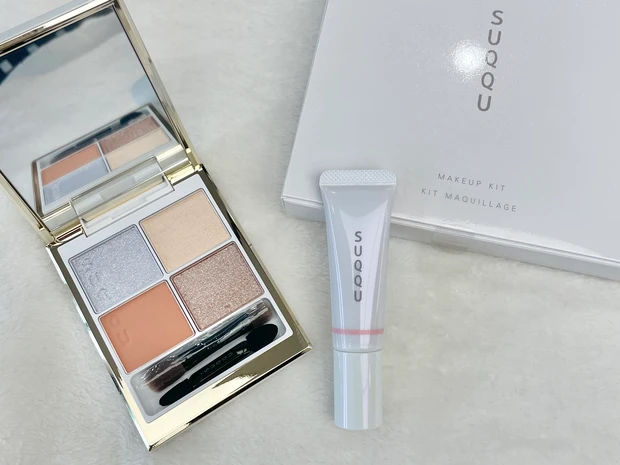 2025 SUQQU メイクアップキット 光飾 イエベ春 レビュー メイク画像