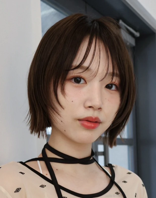 髪型 ショートヘア ショートボブ 小顔ヘア 前髪あり サイド