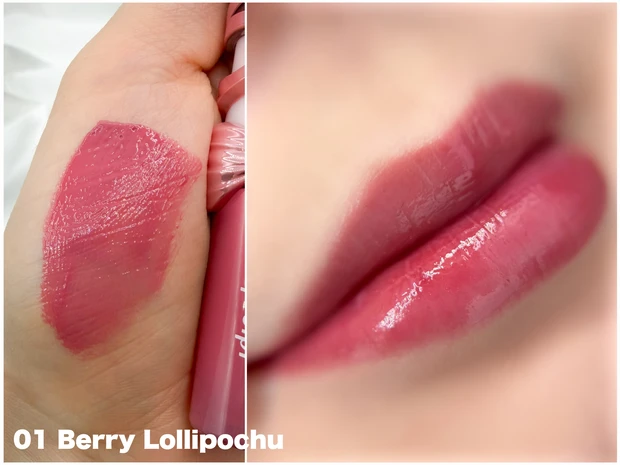 【全色レビュー】リボンパケが可愛すぎ♡CipiCipi(シピシピ)の人気リップ「デューイフィルムティント」が進化!
_5