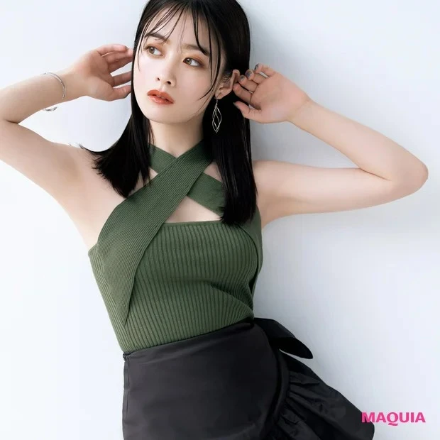 橋本環奈さんスペシャルインタビュー_強すぎる美とそのココロ 橋本環奈 Happy,Positive,Beauty!_Positiveにしか生きられない(笑)