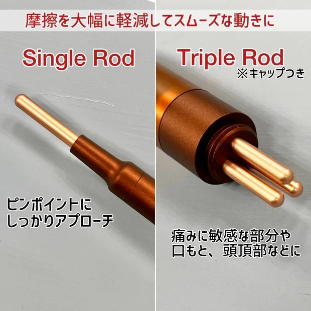 FACE POINTER Ⅱ(フェイスポインターツー)は摩擦を大幅に軽減してスムーズな動きに