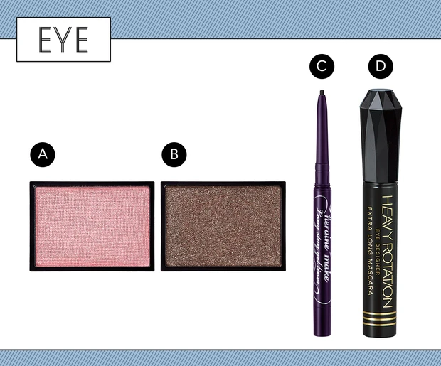 スリープインスモーキーアイの目元メイクアイテム 山本舞香のBeauty Script