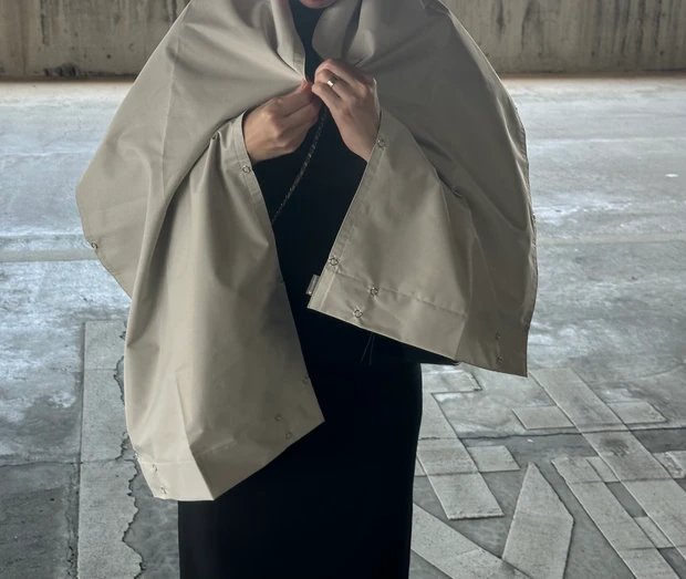 【サンバリア100】夏本番!ストール、ボレロ、被ってもOK?!紫外線対策に万能【ナガシカク】日傘NGのレジャーにもおすすめ!!_4_3