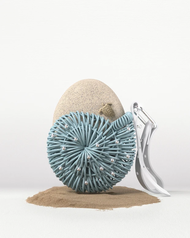TAMBURINS EGG PERFUME RATTAN WEAR BLUE ¥5300