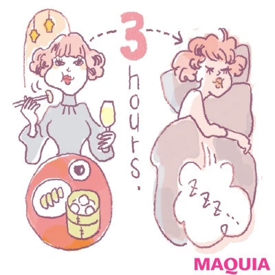 【自律神経の乱れを整えるには】自律神経を整える生活習慣3:夕食は就寝3時間前までに