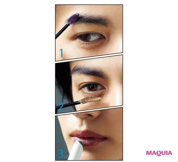 五条 悟(ごじょう さとる)風メイク_メイクプロセス