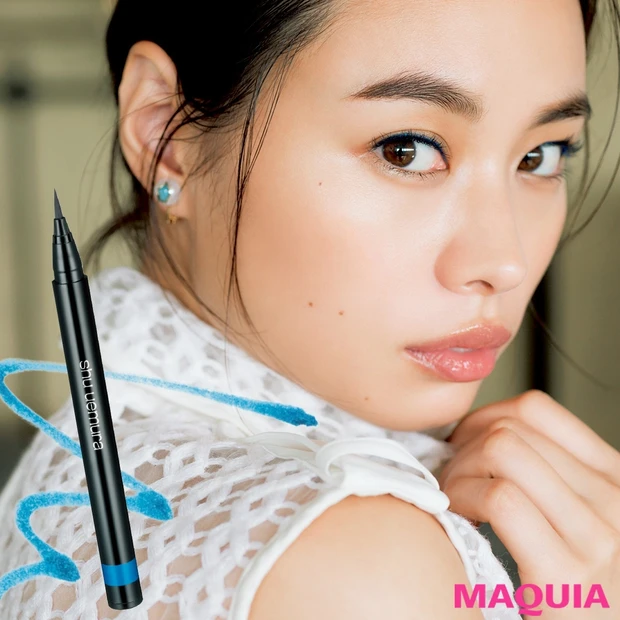 2018年開運メイクはカラーライナーが必須！ ターコイズブルーの目元でク…