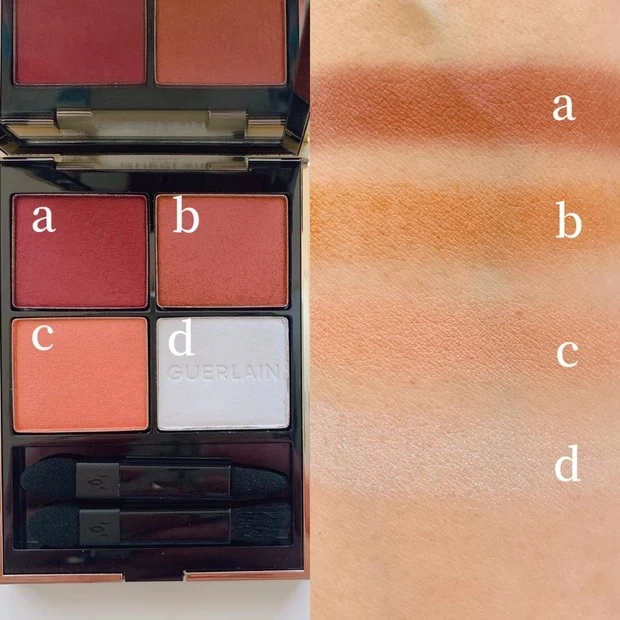 2024年夏新色アイシャドウ_ゲラン オンブル ジェ 458_スウォッチ