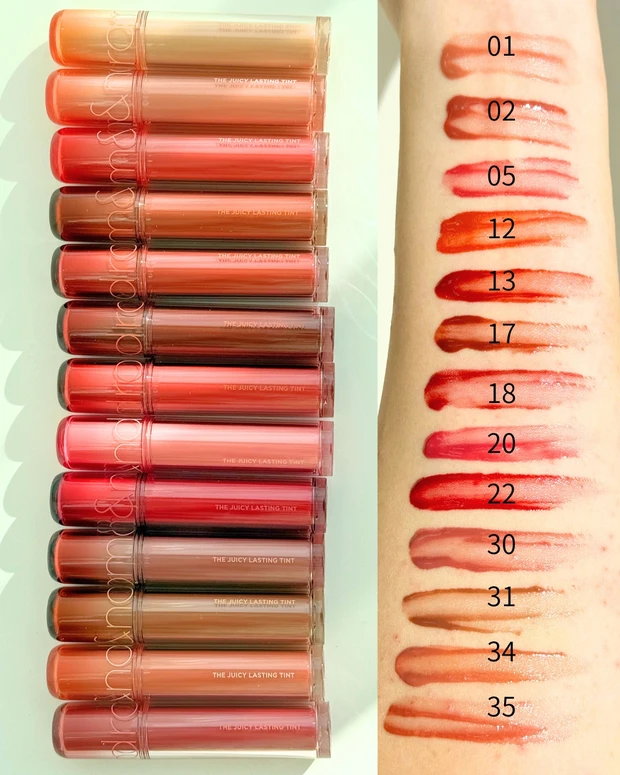 ロムアンド ザジューシーラスティングティント イエベ秋 おすすめ スウォッチ