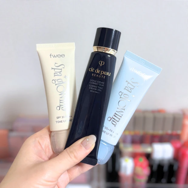 【韓国コスメ】fwee「スパグロウUVトーンアップベース」を全色レビュー|似ていると噂のデパコスとも比較!_11