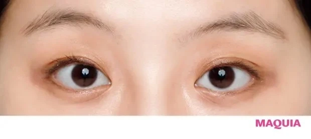 【paku☆chanさんのメイク】「薄眉」さんにおすすめの、印象チェンジ眉メイク_素の眉2