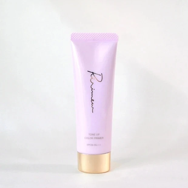 白湯メイク　ベースメイク　リリミュウ トーンアップカラープライマー グローラベンダー