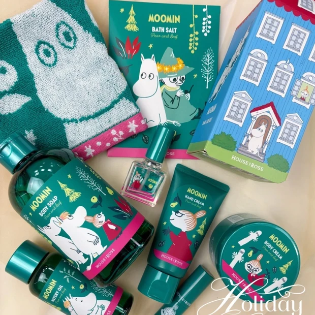 ハウス オブ ローゼのクリスマスコフレが続々登場！ ムーミンコラボのパッケージも【クリスマスコフレ2025】