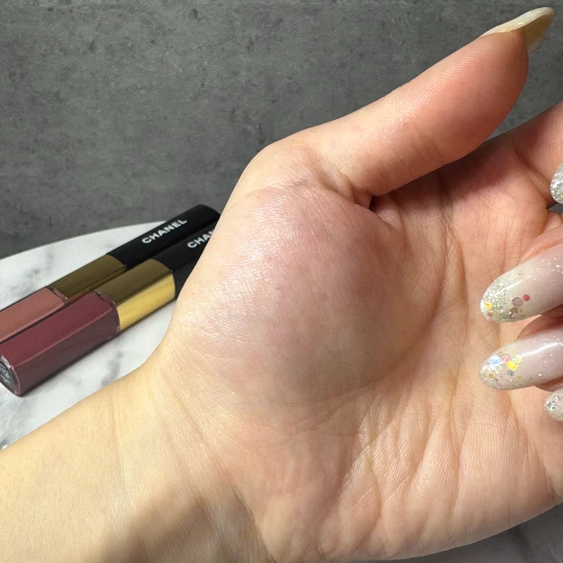 シャネル ルルージュデュオウルトラロングトゥニュをクレンジングで落としたあと