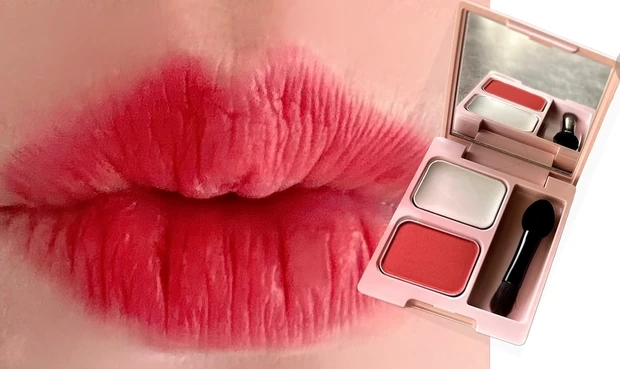 【今日のメイク】今年の干支（うさぎメイク）に挑戦！韓国コスメ・プチプラアイテムを使ったやり方。愛され系ピンクメイクを紹介します。【2023卯年】_4_1