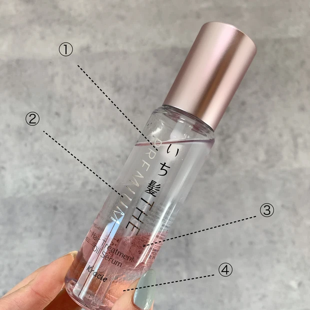 いち髪 THE PREMIUM4Xシャインシェイク美容液オイル 洗い流さないトリートメント ヘアオイル