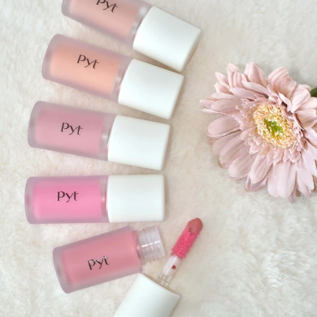 【韓国コスメ】Pyt（ピュット）の「ゲンバリキッドチーク」をスウォッチ！ ダソム先生監修コスメ