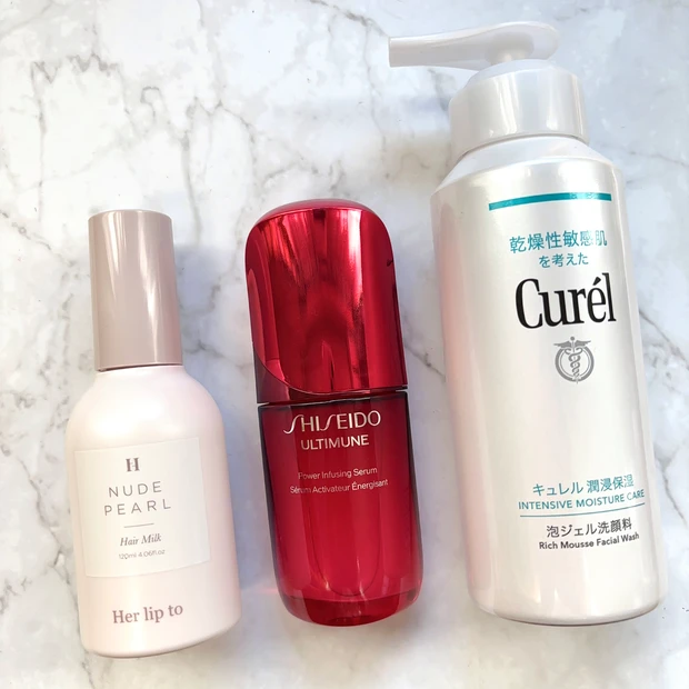 小嶋陽菜さん愛用！乾燥が気になる30代乾燥肌が使ってよかったこじはるベストコスメのなかからスキンケア＆ヘアケアを３品レビュー