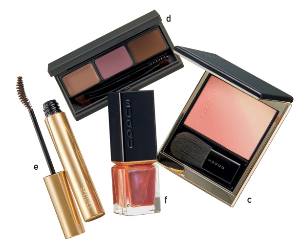 【秋メイク】大人の品格と色気が香る くすみローズメイク　使用コスメ２