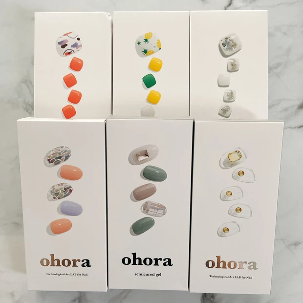 【自宅でネイルサロン並みの仕上がり?!💅】ohora ジェルネイルシールで時短ネイル✨_4
