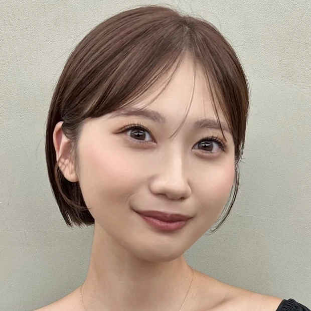 【大人のミニボブ】可愛らしさも美人印象も叶う、ストレート仕上げのタッセルボブ