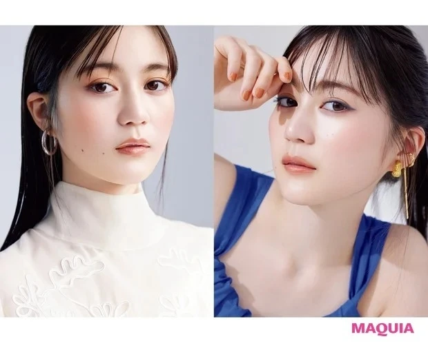 MAQUIA6月号『夏新色BOOK』に生田絵梨花さん登場！ 夏新色で魅せる2つの顔