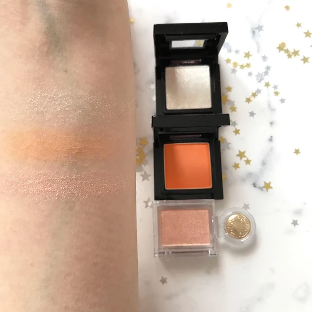 プチプラコスメと指塗りで作るオレンジeye_3