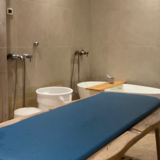 スパヘウムのプライベートなアカスリ専用個室