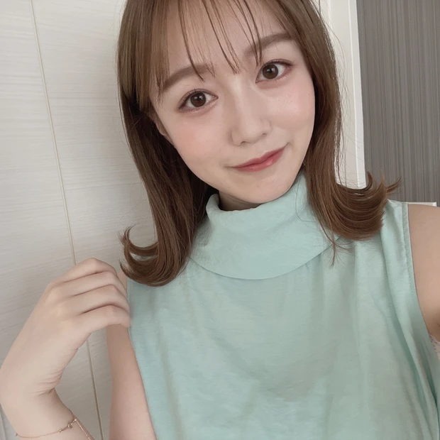 使用後の髪