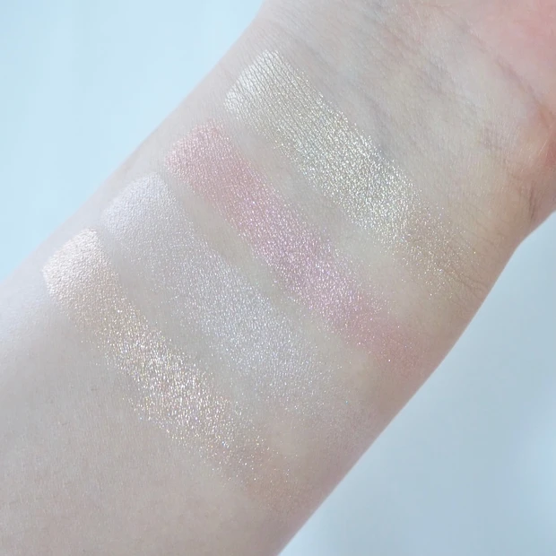 DIOR BACKSTAGE(ディオールバックステージ)FACE GLOW PALETTE 004 ローズゴールド スウォッチ