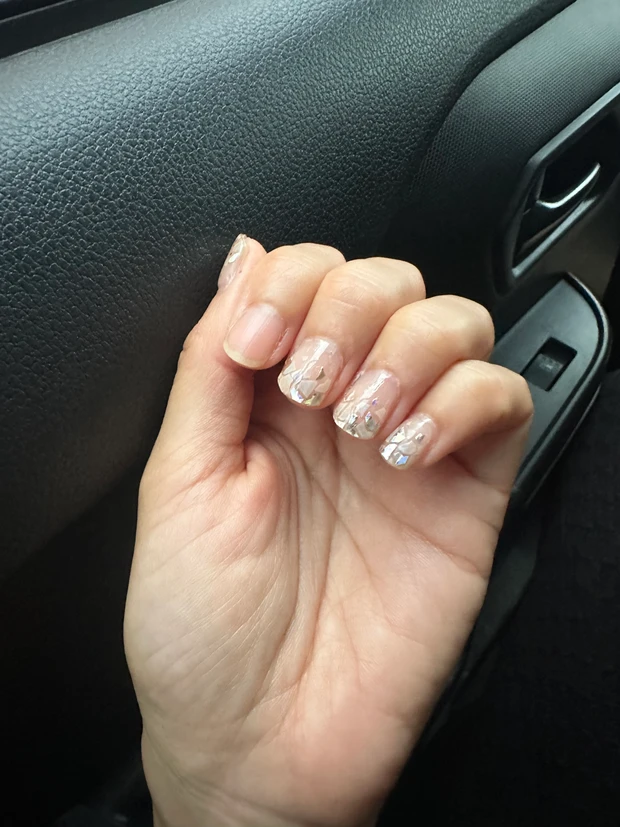 綺麗に取れる時は爪負担ゼロ