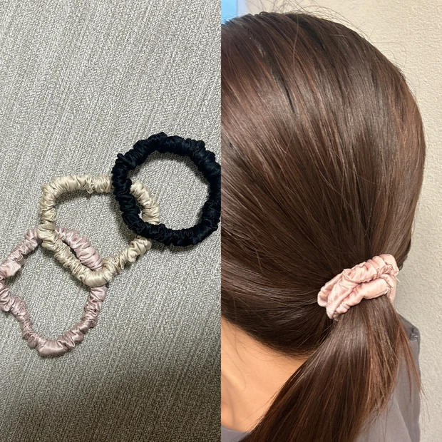 ヘアケア・シルクヘアゴム