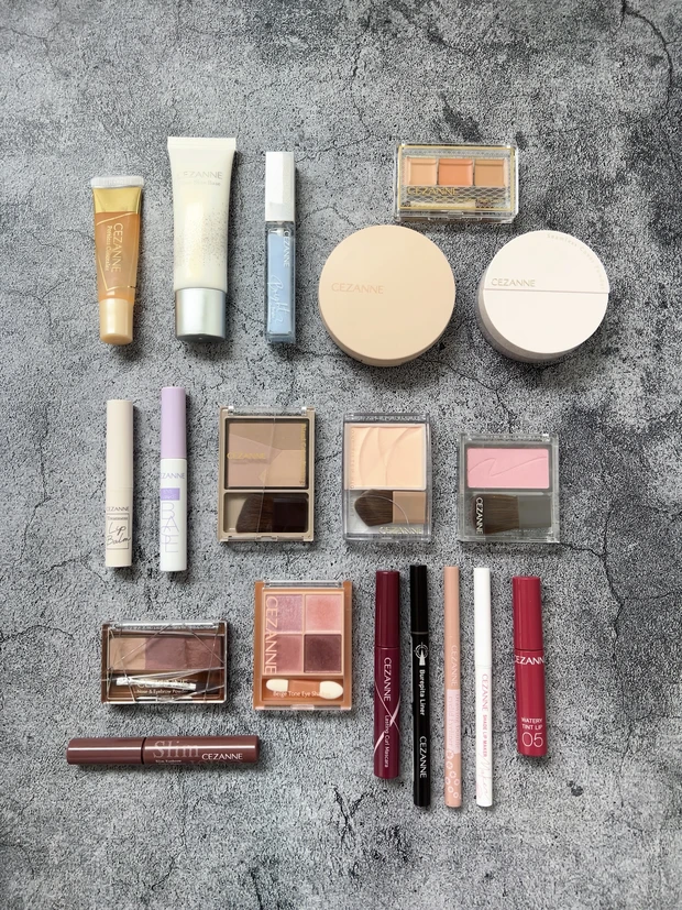 CEZANNE　セザンヌ　ブルベ　秋メイク　モーヴメイク