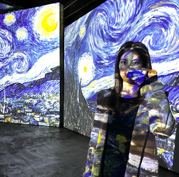 これって推し活?ミルフィーの【絵画アイシャドウ】連れてゴッホ・アライブ行ってきた!_5