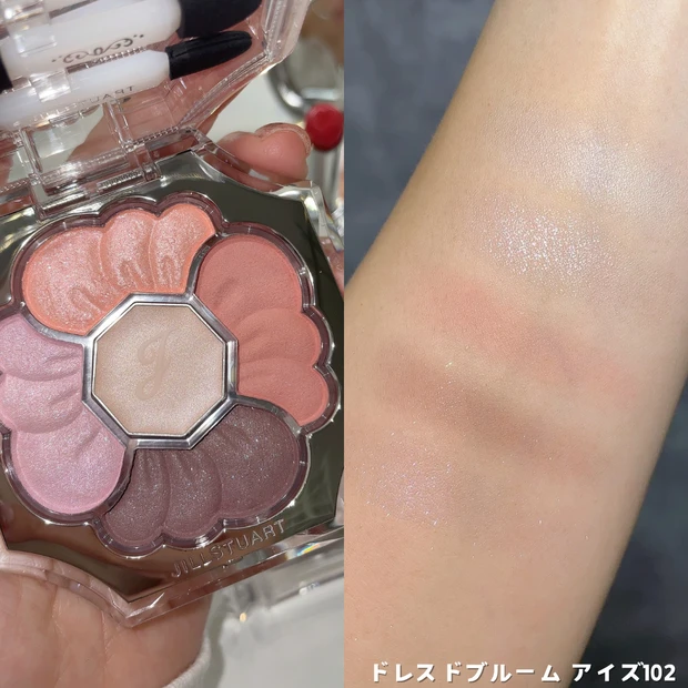 ジルスチュアート 新アイシャドウ ドレスドブルームアイズ 102