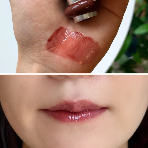 HeartPercent ハートパーセント ドットオンムードワンウェイグロイティント 12ミッドナイト・リップス スウォッチ 仕上がり