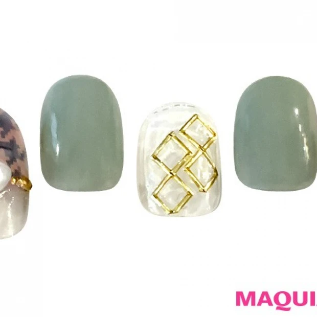 スタイリッシュを極める、ワンランク上の「ネオ千鳥格子ネイル」