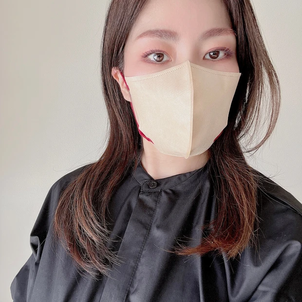 スパンマスク　マスコードマスク　スマートカラー　ブルベマスク　小顔マスク　マクス　不織布マスク　おしゃれマスク
